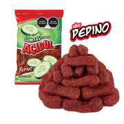 Acidul gomita de PEPINO Enchilado bolsa con 1 kilo