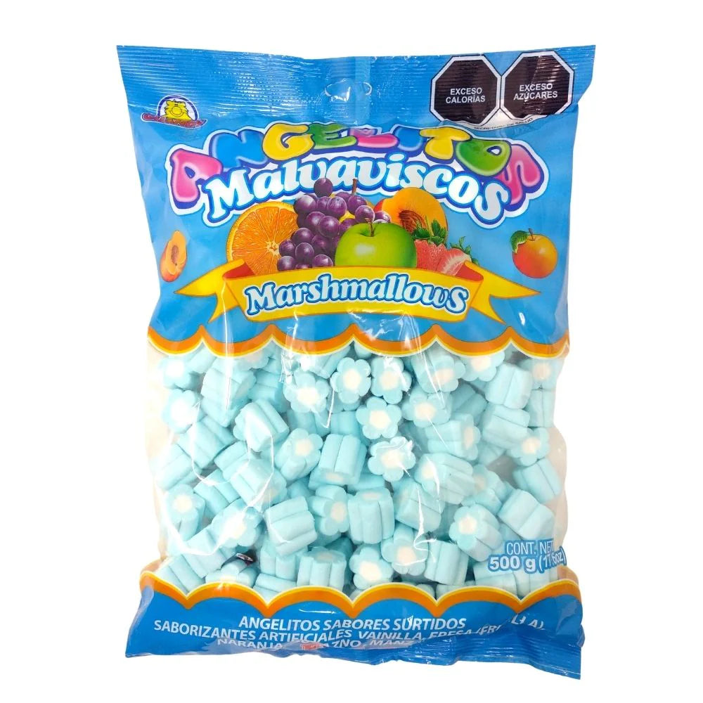 Disfruta de 500g de Deliciosos Bombones Angelitos Flor Azul K BOTANAS somos la mejor botana