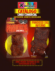 Gomitas Pandiosos XXL Fuego 90 Gr.