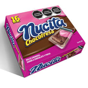 Nutresa Nucita CHOCOLATE – FRESA paquete con 16 piezas