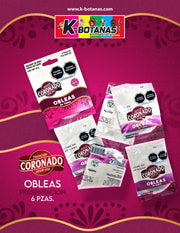 CORONADO OBLEAS 6 PZAS
