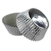 Capacillo Plateado Metálico 50 Piezas