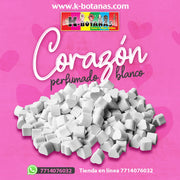 Corazón Perfumado Blanco Dulce K-botanas: Pureza en Cada Bocado