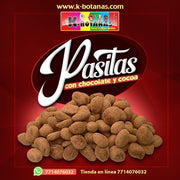 Pasitas con Chocolate y Cocoa K-Botanas