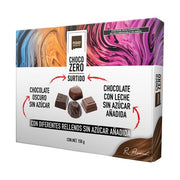 Estuche chocolate surtido de leche y obscuro sin azúcar Chocozero Picard 150 g