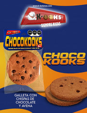 Galleta KKOOKS Chocokooks 90g – Avena con Chispas de Chocolate XL