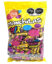CHICLE MANCHITAS MIX FRUTALES BOLSA100 PIEZAS