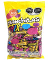 CHICLE MANCHITAS MIX FRUTALES BOLSA100 PIEZAS