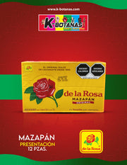 Mazapan  de la rosa Mazapán 12 pzs