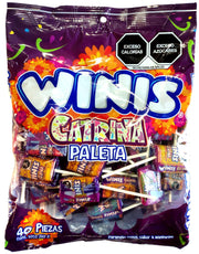 Winis Paletas Catrina 40 pz