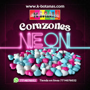 Corazones Neón Comprimido 1 Kg