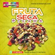 frutas secas deshidratadas picadas